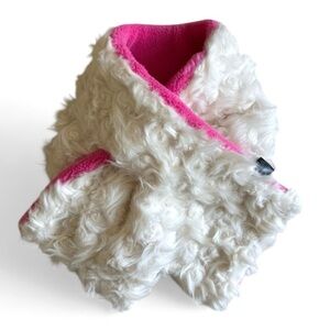 Faux Fur Shearling Vegan Scarf with Soft Fleece Lining